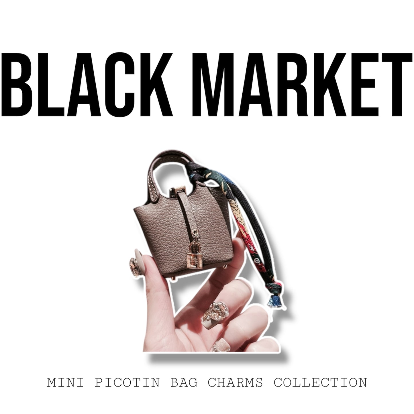 Mini Picotin Bag Charms