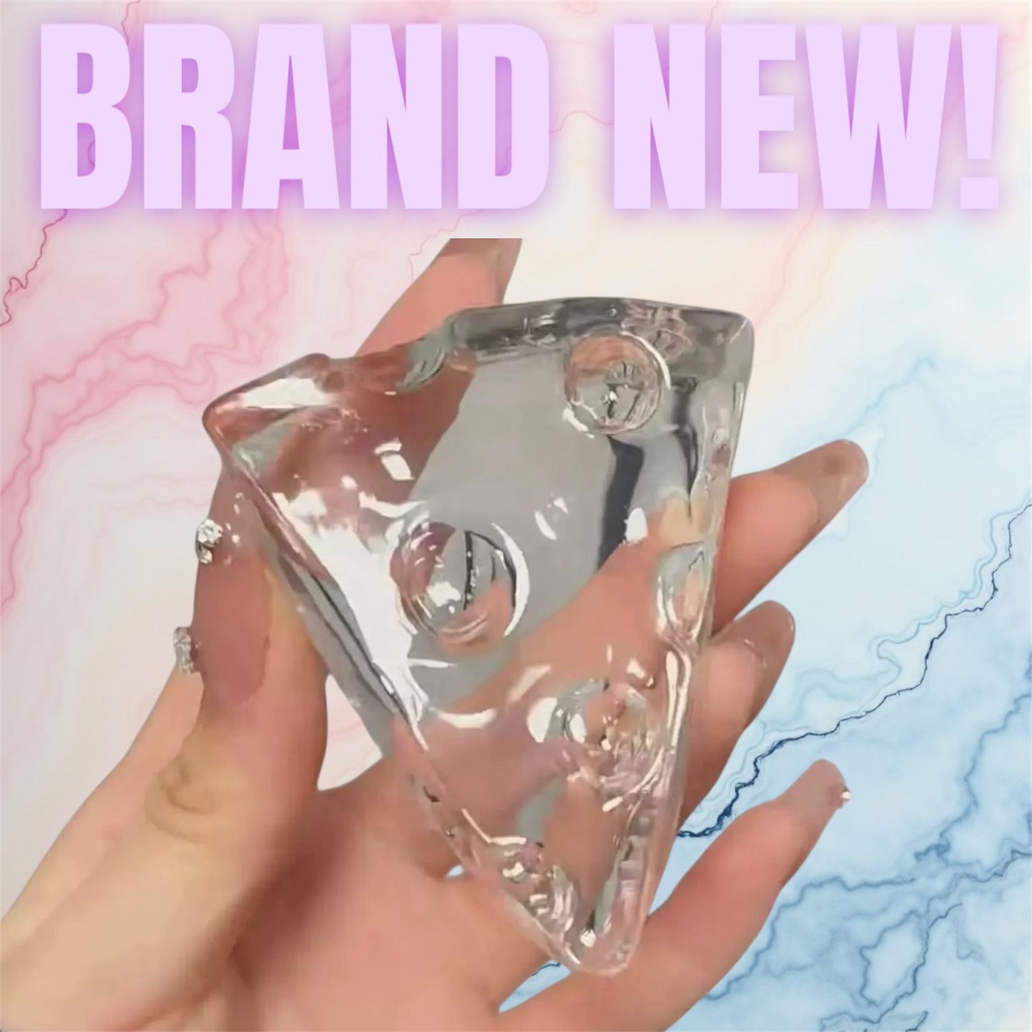 Clear Cheese Squishy