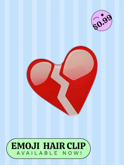 Emoji Small Hair Clips Collection