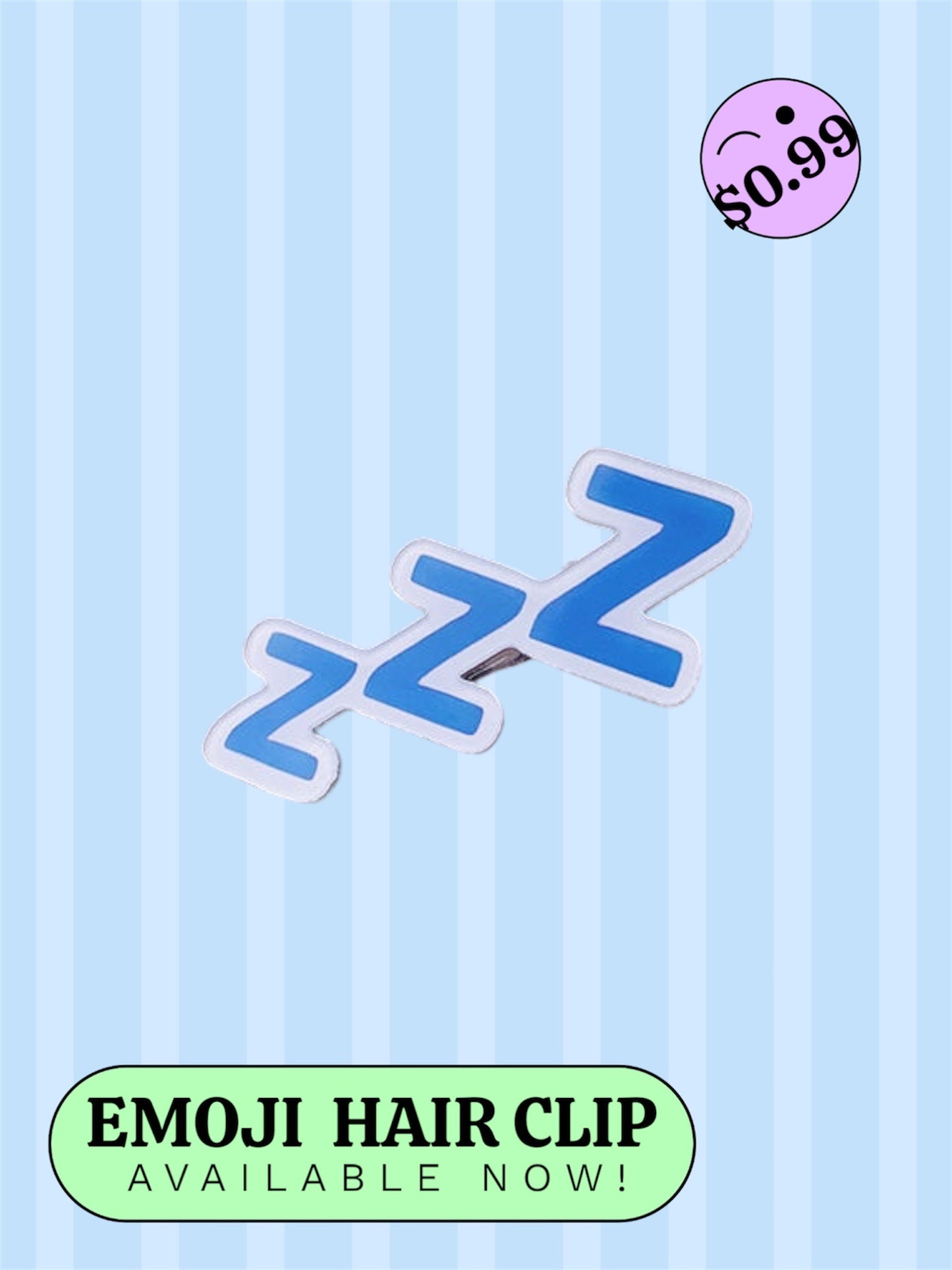 Emoji Small Hair Clips Collection