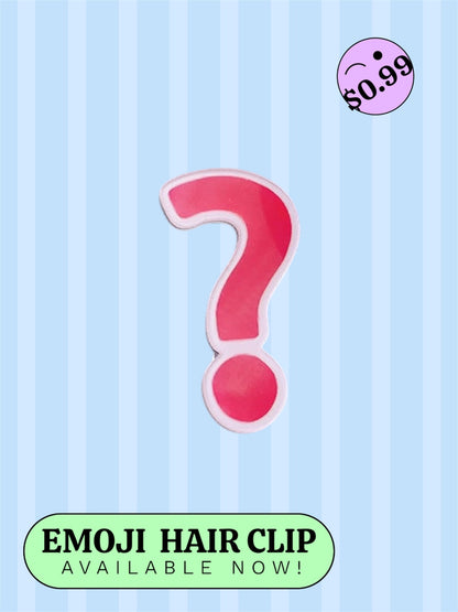 Emoji Small Hair Clips Collection
