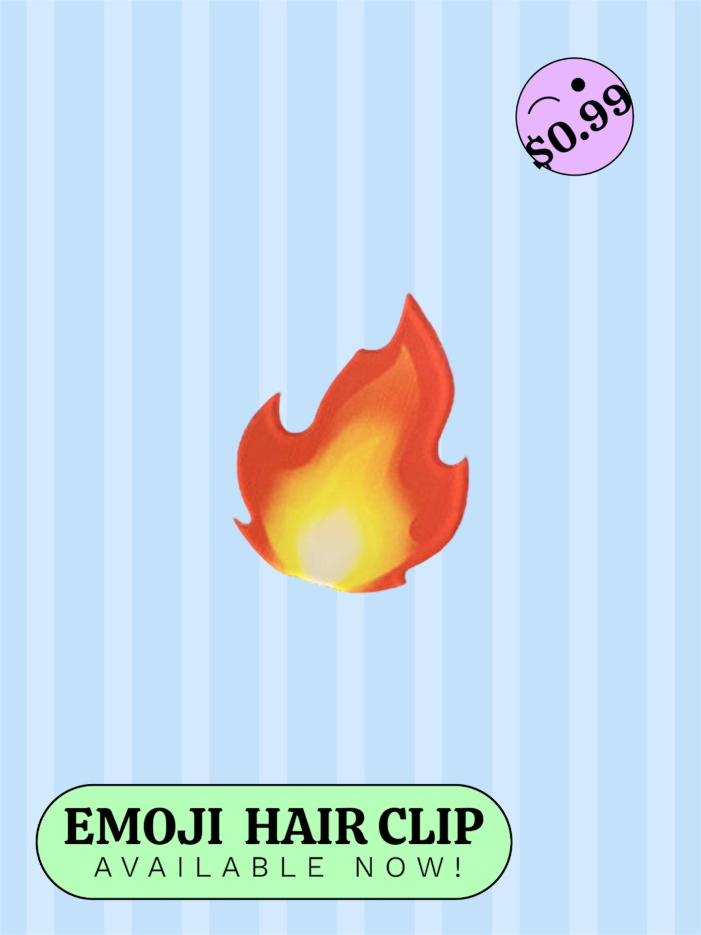 Emoji Small Hair Clips Collection