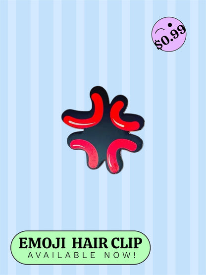 Emoji Small Hair Clips Collection