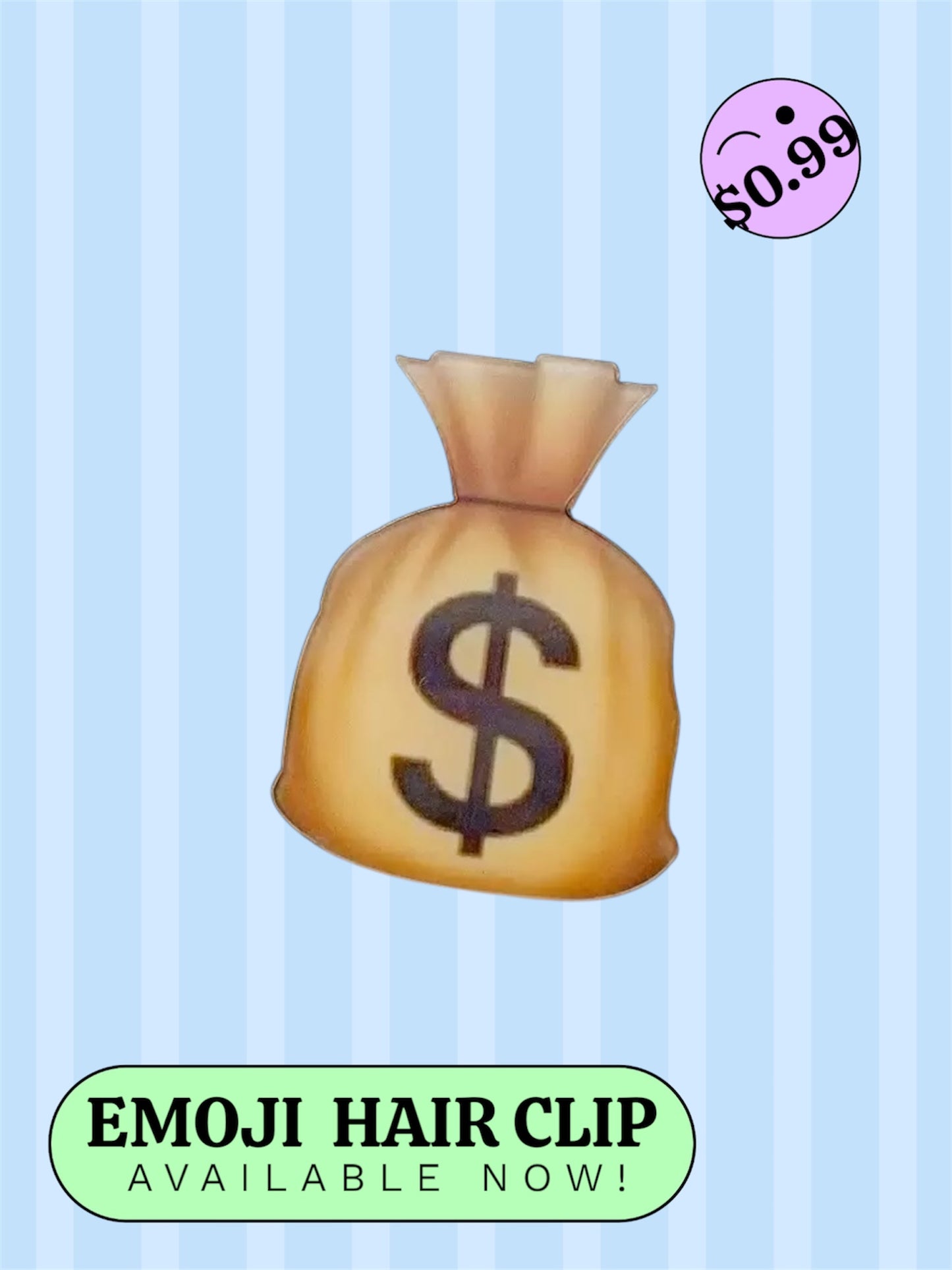 Emoji Small Hair Clips Collection