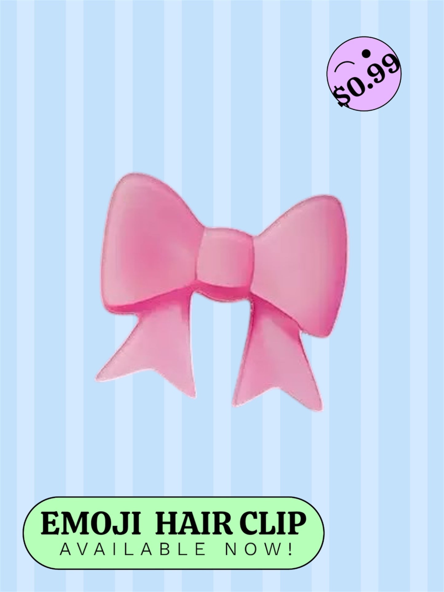 Emoji Small Hair Clips Collection