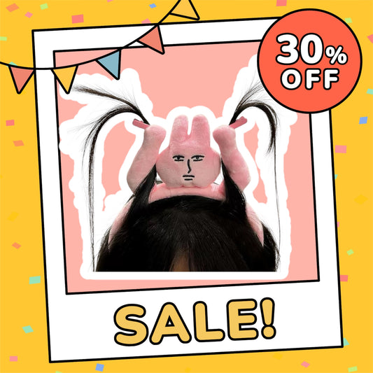 Deadpan Bunny Headband