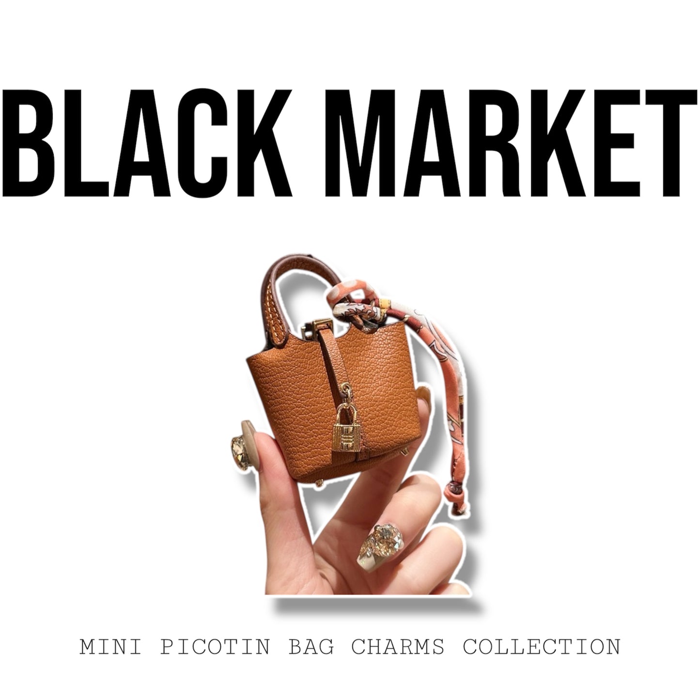 Mini Picotin Bag Charms