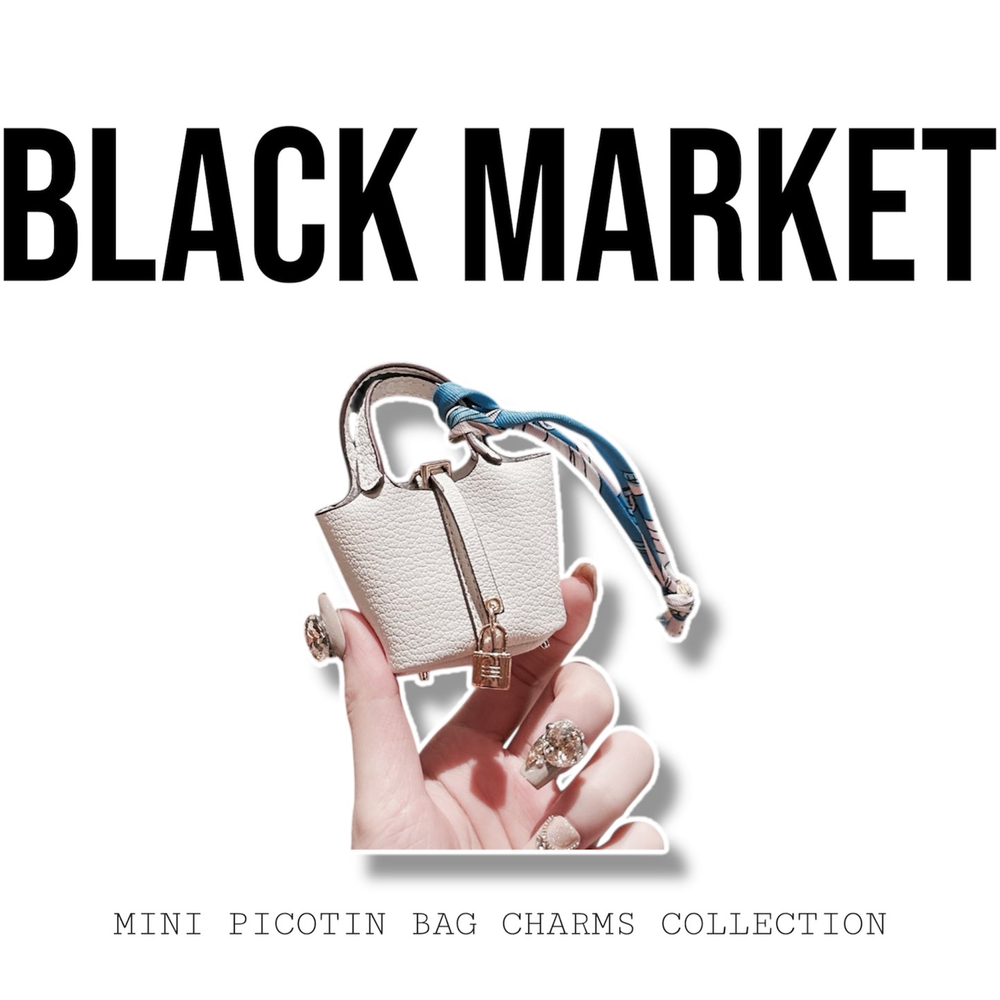 Mini Picotin Bag Charms