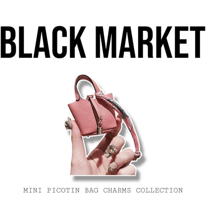 Mini Picotin Bag Charms