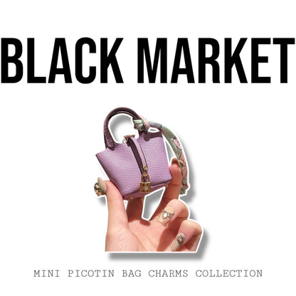 Mini Picotin Bag Charms
