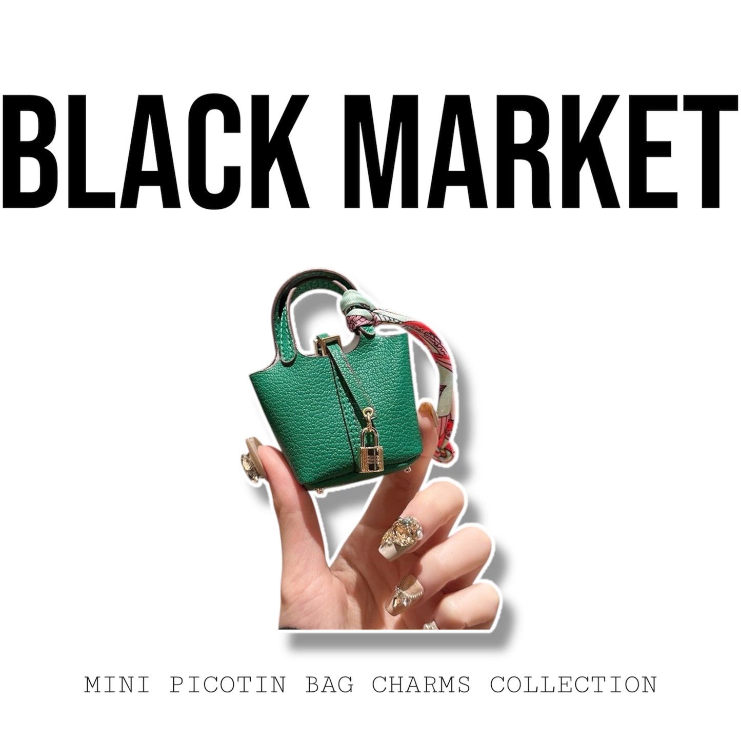Mini Picotin Bag Charms