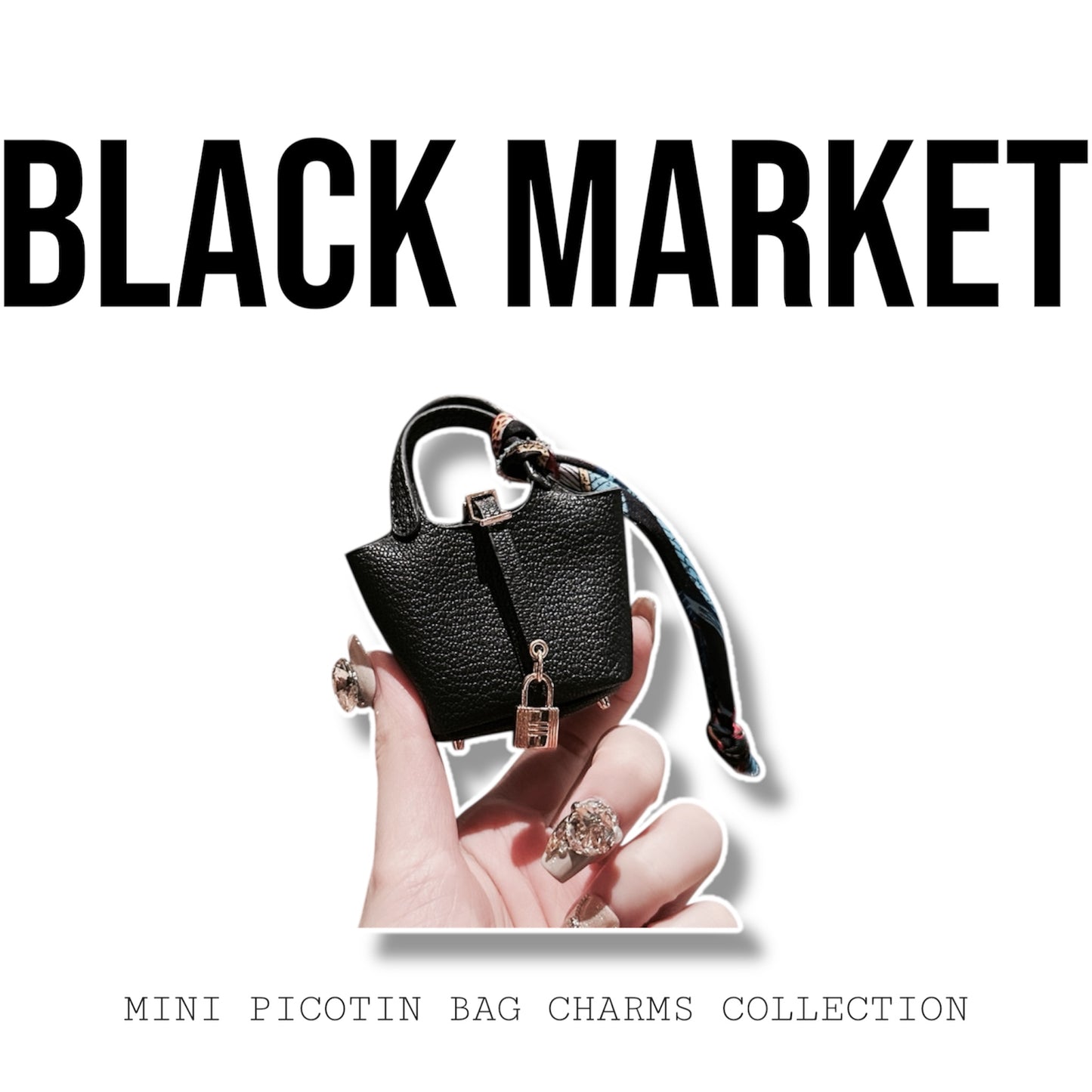 Mini Picotin Bag Charms