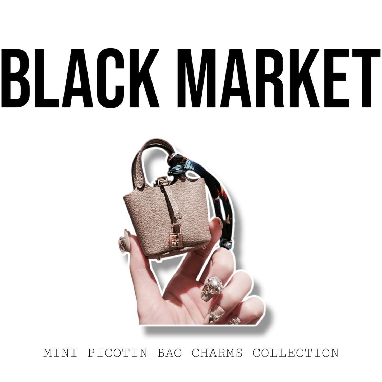 Mini Picotin Bag Charms