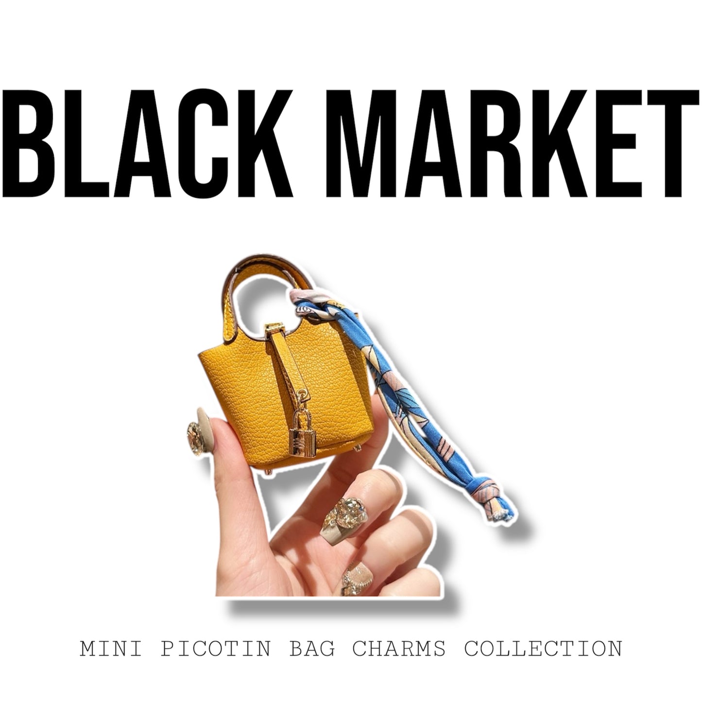 Mini Picotin Bag Charms