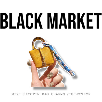 Mini Picotin Bag Charms
