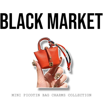Mini Picotin Bag Charms